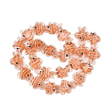 Handmade Lampwork Beads Strands(LAMP-N024-35E)-2