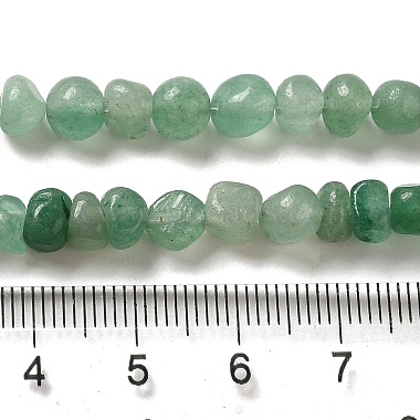 Natural Green Aventurine Beads Strands(G-D081-A09)-4