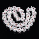 Transparent Handmade Bumpy Lampwork Beads Strands(LAMP-S194-022G)-2