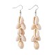 Cowrie Shell Beads Dangle Earrings(X-EJEW-JE02897)-1
