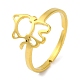 201 anillo ajustable de acero inoxidable para mujer(RJEW-D082-01I)-1