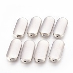 CCB Plastic Beads, Rectangle, Platinum, 40.5x19x8mm, Hole: 2.5mm(CCB-E053-14P)