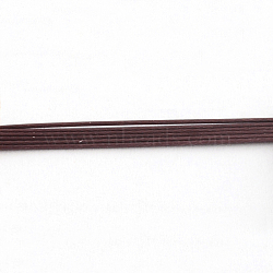 Tiger Tail Wire, Nylon-coated 201 Stainless Steel, Coconut Brown, 0.38mm, about 6889.76 Feet(2100m)/1000g(TWIR-S002-0.38mm-17)