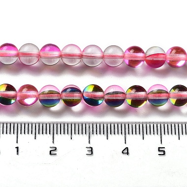 Synthetic Moonstone Beads Strands(G-P528-J01-10)-4