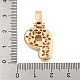 Brass Micro Pave Clear Cubic Zirconia Pendants(KK-B099-01G-P)-3