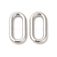 304 Stainless Steel Linking Rings, Oval, Stainless Steel Color, 19x10x2.5mm, Inner Diameter: 14x5mm(STAS-L268-034P)