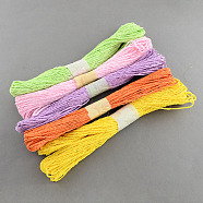 DIY Paper Quilling Strips with Metallic Cords, Mixed Color, 2mm, about 27.34 yards(25m)/roll, 12rolls/bag(DIY-R027-M)