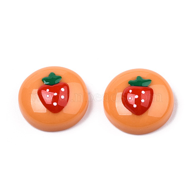 Opaque Resin Enamel Cabochons(CRES-N031-026)-2