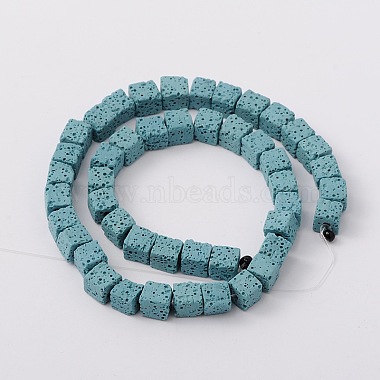 Natural Lava Rock Beads Strands(G-L435-01-6mm-14)-2