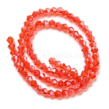 Transparent Electroplate Glass Beads Strands(GLAA-F029-2mm-C14)-2