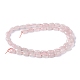 Chapelets de perles en quartz rose naturel(G-Z006-A25)-3