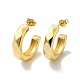 Rack Plating Brass C-shape Stud Earrings(EJEW-I268-04G)-1