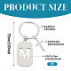 1Pc Stainless Steel Keychains(KEYC-TADJ0001-08M)-2