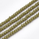 Opaque Solid Color Glass Beads Strands(X-GLAA-S178-12B-07)-1