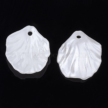 Creamy White Flower ABS Plastic Pendants