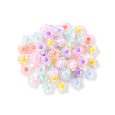 60pcs 6 Colors Transparent Acrylic Beads(TACR-CC0001-01)-2
