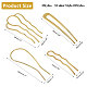 12Pcs 12 Styles Brass Hair Fork/Combs Findings(OHAR-CA0001-12)-2