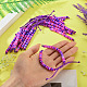 Handmade Polymer Clay Bead Bracelets Making(AJEW-TAC00079)-5