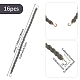 16Pcs Twist Polyester Braces with Iron Hook(AJEW-SP0001-63D)-2