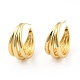 Rack Plating Brass Chunky Stud Earrings(EJEW-C035-07G)-1