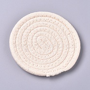 Cotton Thread Weave Hot Pot Holders, Hot Pads, Coasters, For Cooking and Baking, Beige, 117x7mm(DIY-WH0157-52A)