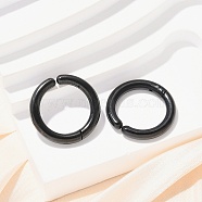 201 Stainless Steel Cuff Earring, Ion Plating(IP), Golden, 17x2.5mm(EJEW-C131-01C-EB)