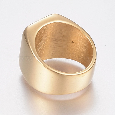 304 кольцо с печаткой из нержавеющей стали для мужчин(RJEW-G091-16-G)-2