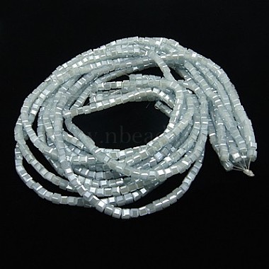 Chapelets de perles en verre galvanoplastique(EGLA-D018-4x4mm-M2)-3