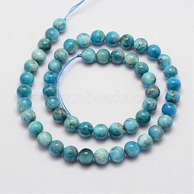 Natural Apatite Beads Strands(G-D856-01-8mm)-2