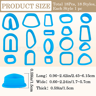 1 Set Plastic Clay Molds(DIY-CP0010-78C)-2