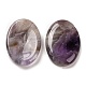 Natural Amethyst Oval Worry Stone(G-R487-01F)-2