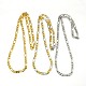 304 Stainless Steel Figaro Chain Necklace Making(STAS-A028-N021)-1
