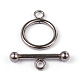 304 Stainless Steel Ring Toggle Clasps(X-STAS-L176-13P)-1