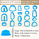 1 Set Plastic Clay Molds(DIY-CP0010-78C)-2