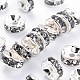 Brass Grade A Rhinestone Spacer Beads(RSB035NF-03)-1