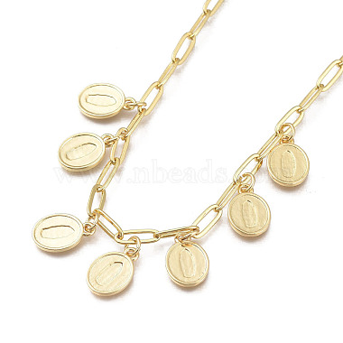 Brass Pendant Necklaces(NJEW-M185-01G)-3