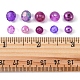 375 Uds. 10 cuentas redondas transparentes y de imitación de perlas acrílicas(OACR-FS0001-16)-6