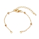 Handmade Brass Satellite Chain Bracelets Making Accessories(AJEW-JB01025-02)-1