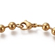 304 Stainless Steel Ball Chain Bracelets(X-STAS-I156-22G)-2