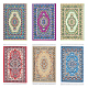 6Pcs 6 Styles Mini Cloth Turkey-Persia Carpet(DIY-OC0012-26)-1