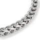 Non-Tarnish 304 Stainless Steel Wheat Chain Bracelets(STAS-L692-001P)-2