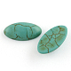 Craft Findings Dyed Synthetic Turquoise Gemstone Flat Back Cabochons(TURQ-S265-20x31mm-02)-1