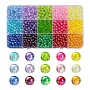 Mixed Color Round Acrylic Beads(DIY-YW0005-36)