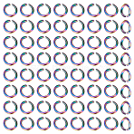 100Pcs 304 Stainless Steel Open Jump Rings, Round Ring, Rainbow Color, 22 Gauge, 3.5x0.6mm, Inner Diameter: 2.3mm(STAS-UN0044-91)