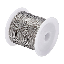 BENECREAT 1 Roll Tiger Tail Wire, 316 Surgical Stainless Steel, for Jewelry Making, Stainless Steel Color, 24 Gauge,0.5mm,about 75.45 Feet(23m)/roll(TWIR-BC0001-36C)