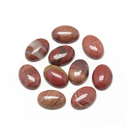 Natural Red Jasper Cabochons, Oval, 18x13x5mm(X-G-R415-13x18-31)