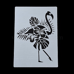 Plastic Hollow Out Drawing Painting Stencils Templates, for Painting on Scrapbook Fabric Tiles Floor Furniture Wood, Bird, 291x210x0.3mm(DIY-Z024-01L)