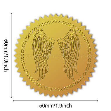 Self Adhesive Gold Foil Embossed Stickers(DIY-WH0211-385)-2