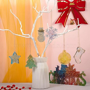 Christmas Theme Pendant DIY Making Kit(DIY-SZ0006-09)-6