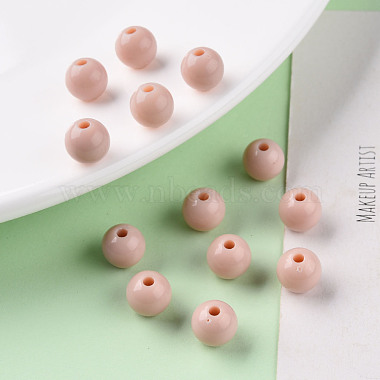perles acryliques opaques(MACR-S370-C8mm-34)-6